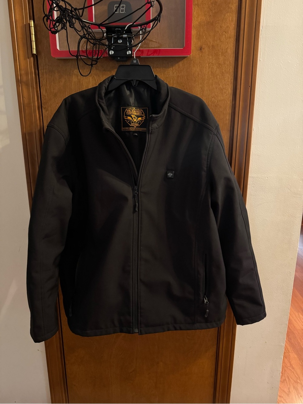 Men's Black Milwaukee performance Lightweight heated Softshell Jacket no battery